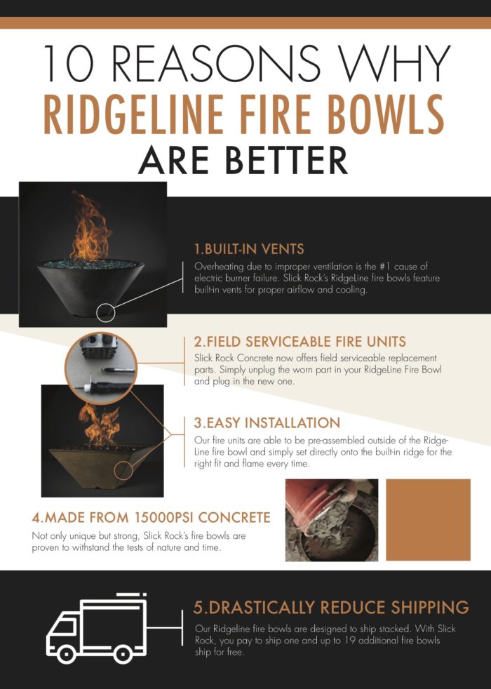 Ridgeline Fire Bowl features