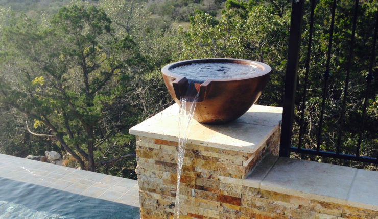 concrete water features